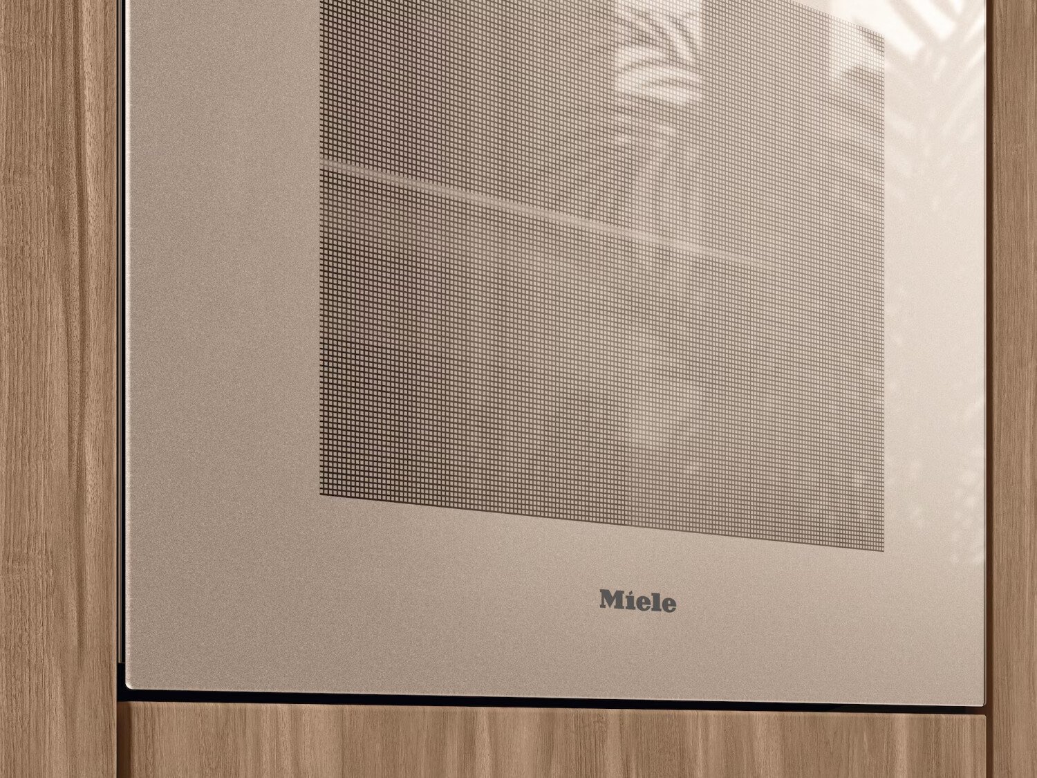 Духовой шкаф электрический без ручек Miele H 7440 BPX бежевый перламутровый